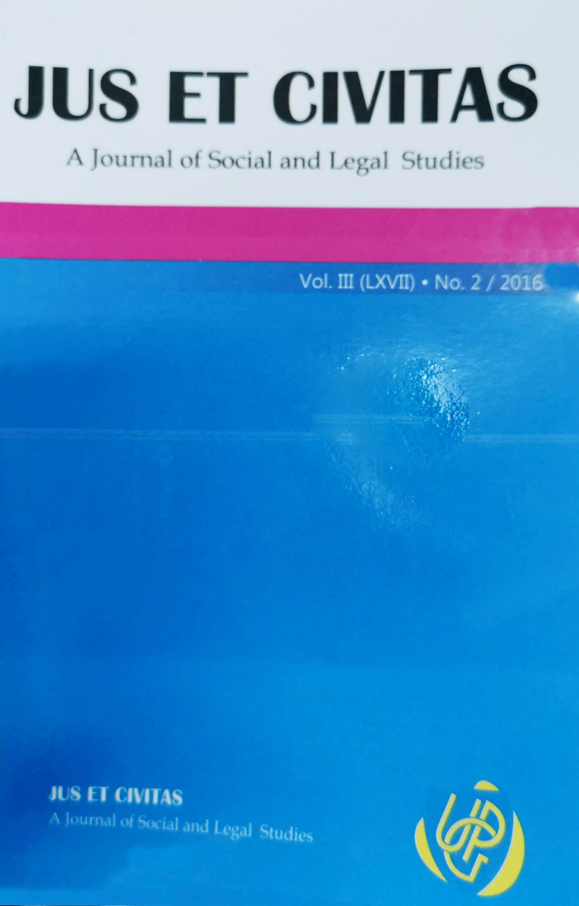 SOME CONSIDERATIONS ON THE PUBLIC-POLICY EXCEPTION PROVIDED IN ARTICLE 35 OF REGULATION (EU) No 650/2012 AND ITS IMPACT ON THE FORCED HEIRSHIP Cover Image