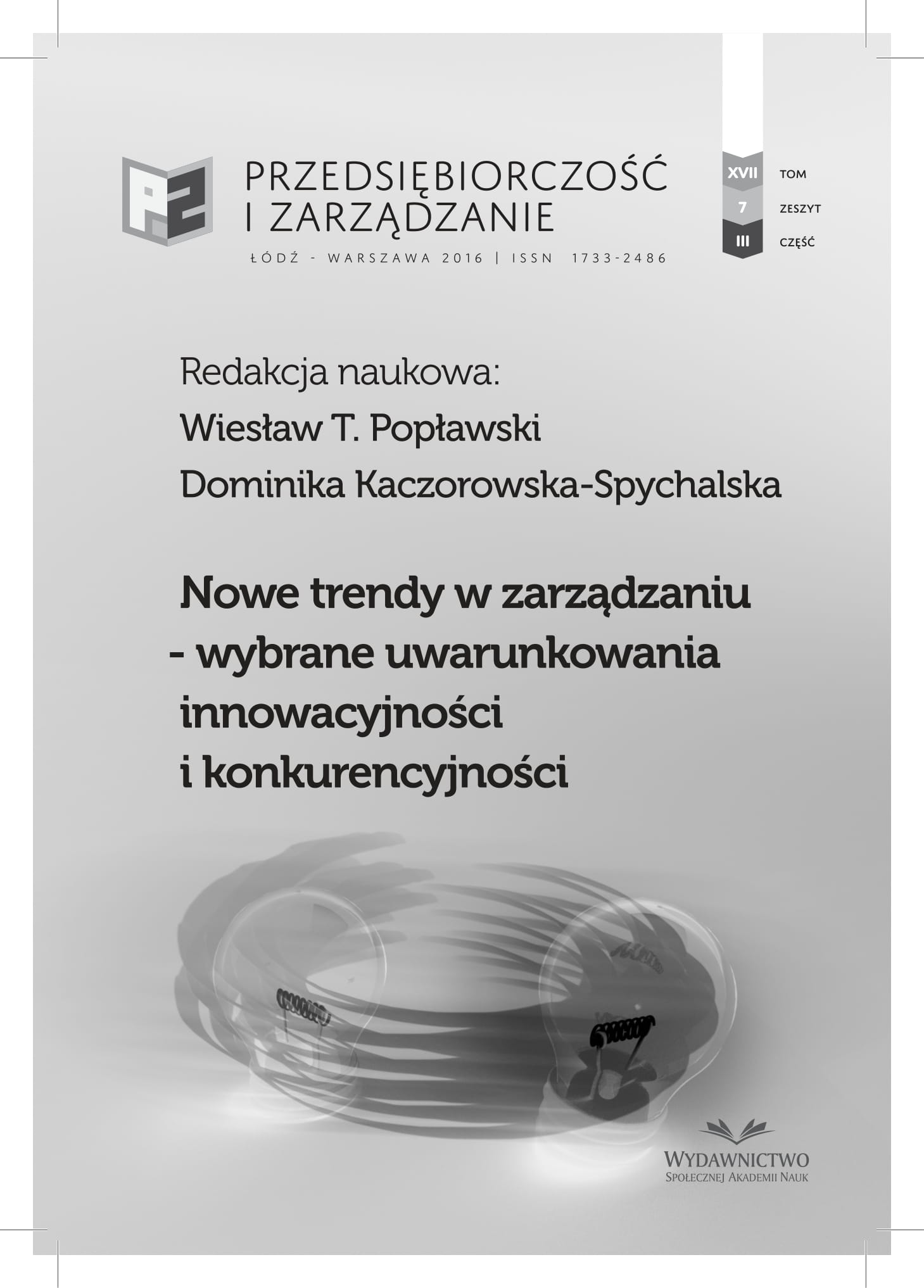 The Selected Aspects of the Public Sector innovativeness in Poland – Challenges for Management Cover Image