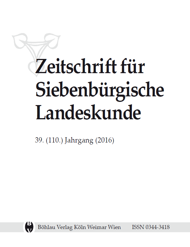 Memoria in der spätmittelalterlichen und frühneuzeitlichen bürgerlichen Sepulkralkultur von Hermannstadt und Nürnberg