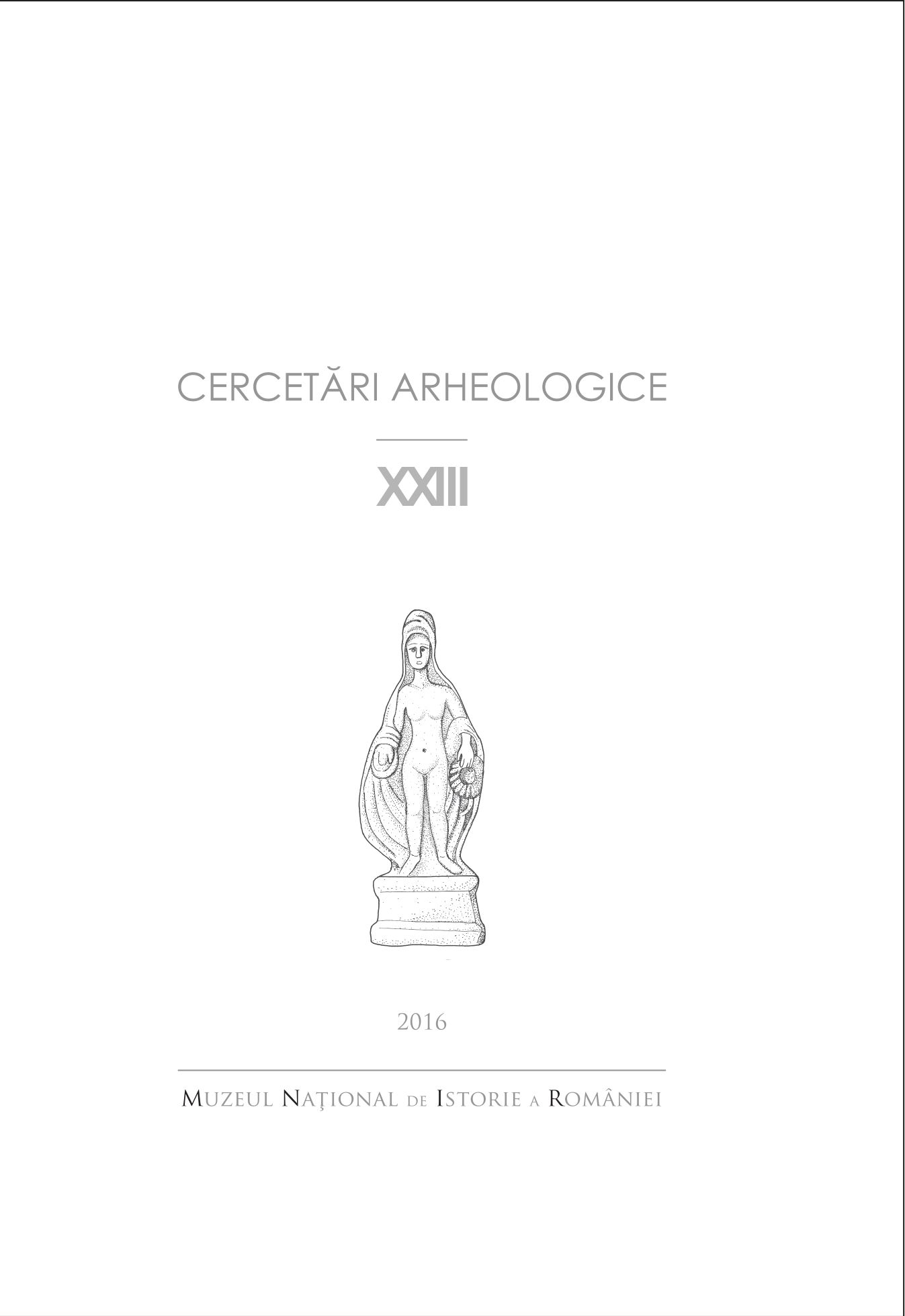 Archaeological research in National Museum of Romanian History (2015-2016) Cover Image