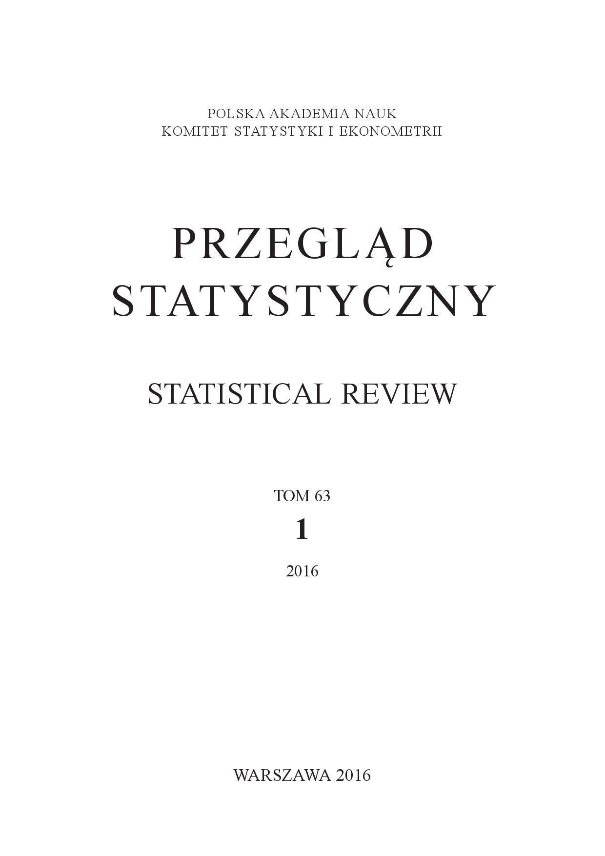 Evaluation of the Quality of Robust Clustering Algorithm TCLUST on the Example of Dataset of Air Pollutants Emission in Krakow Cover Image