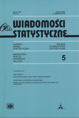 Using data clustering in evaluation the diversity of poverty danger in Polish subregions Cover Image