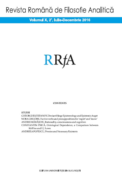 Rationality, consciousness and cognition Cover Image