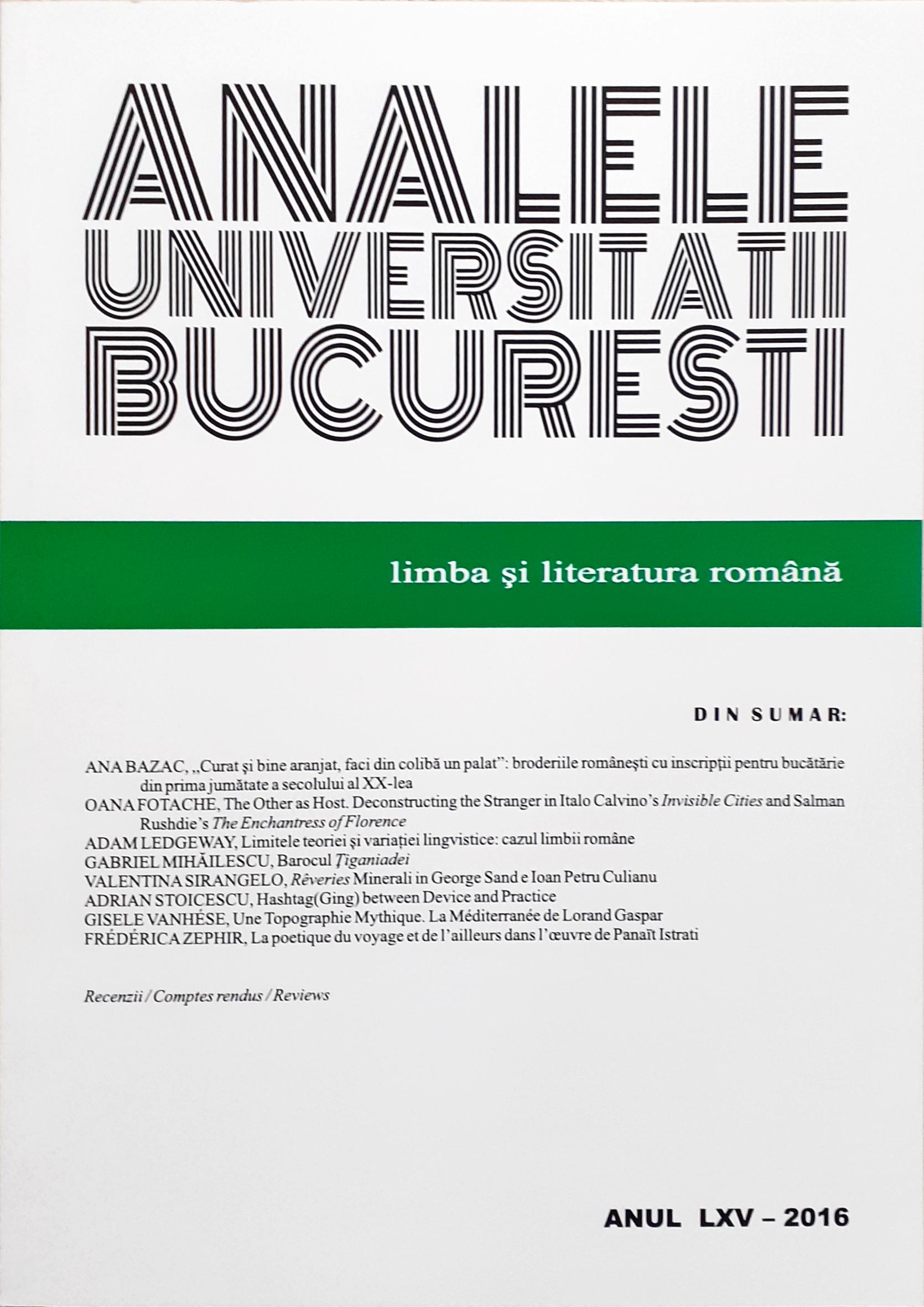 The Baroque of Ţiganiada Cover Image
