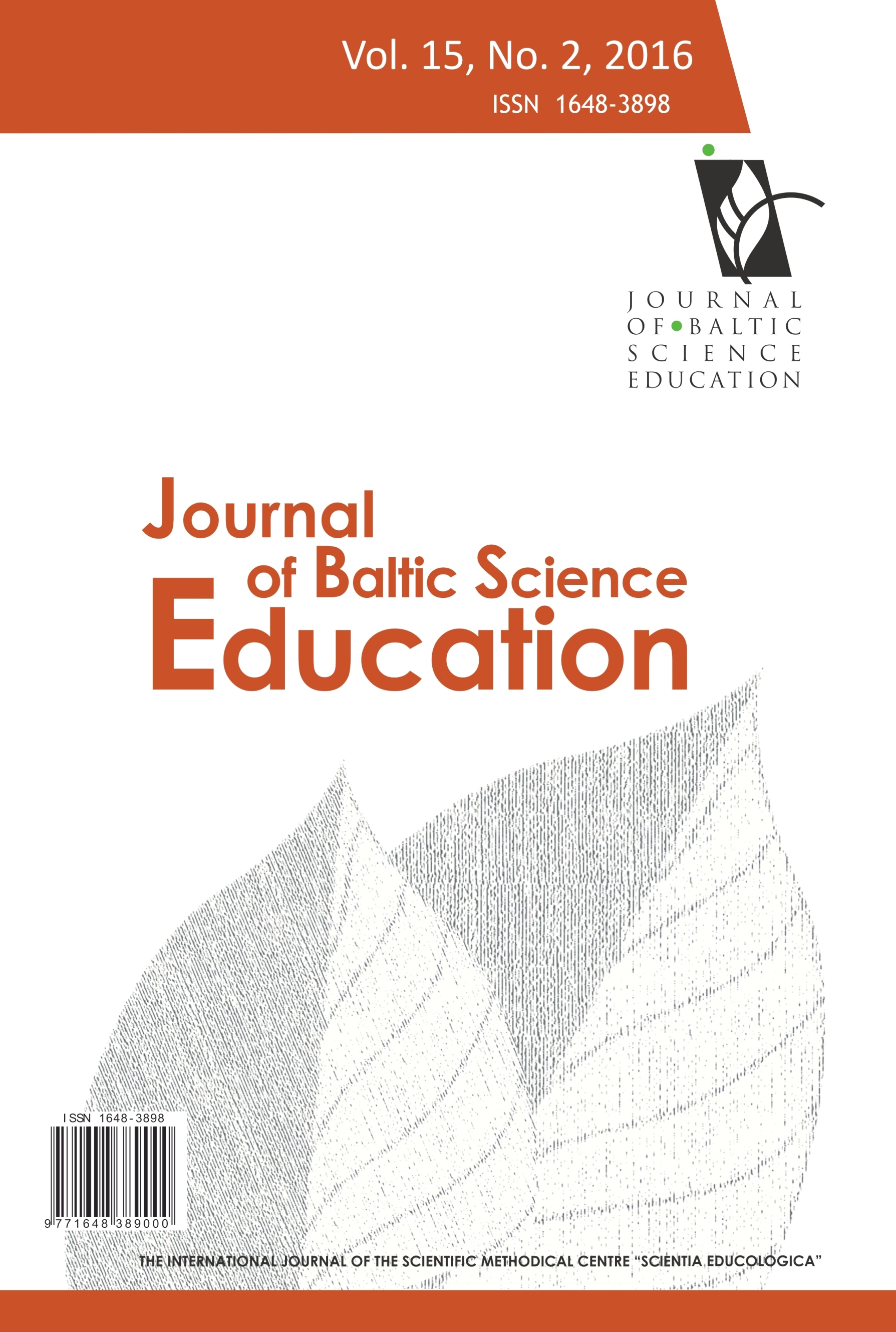 EXAMINING THE INFLUENCE OF PROJECTS CARRIED OUT WITH TECHNOLOGICAL TOOLS ON PRE-SERVICE TEACHERS’ LEVELS OF ENVIRONMENTAL LITERACY Cover Image