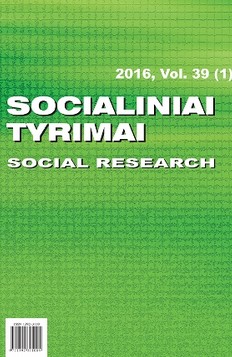 Atypical Forms of Employment in Lithuania: Main Characteristics and Prevalence Cover Image
