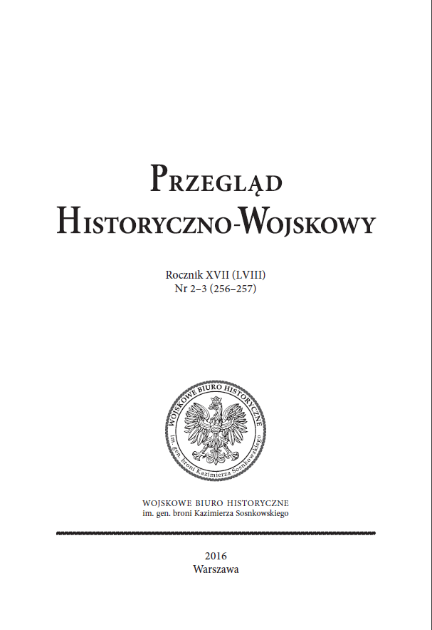The beginnigs of the 1st Polish Fighter Wing. Origins and activity of the unit in April 1941 Cover Image
