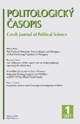 The Political Theories, Preconditions and Dangers of the Governing Populism in Hungary Cover Image
