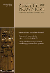 Sejm draft position on case ref. no. SK 4/16 concerning the Act of 27th July 2001 – the Law on the System of Common Courts (WPTK-784/16) Cover Image