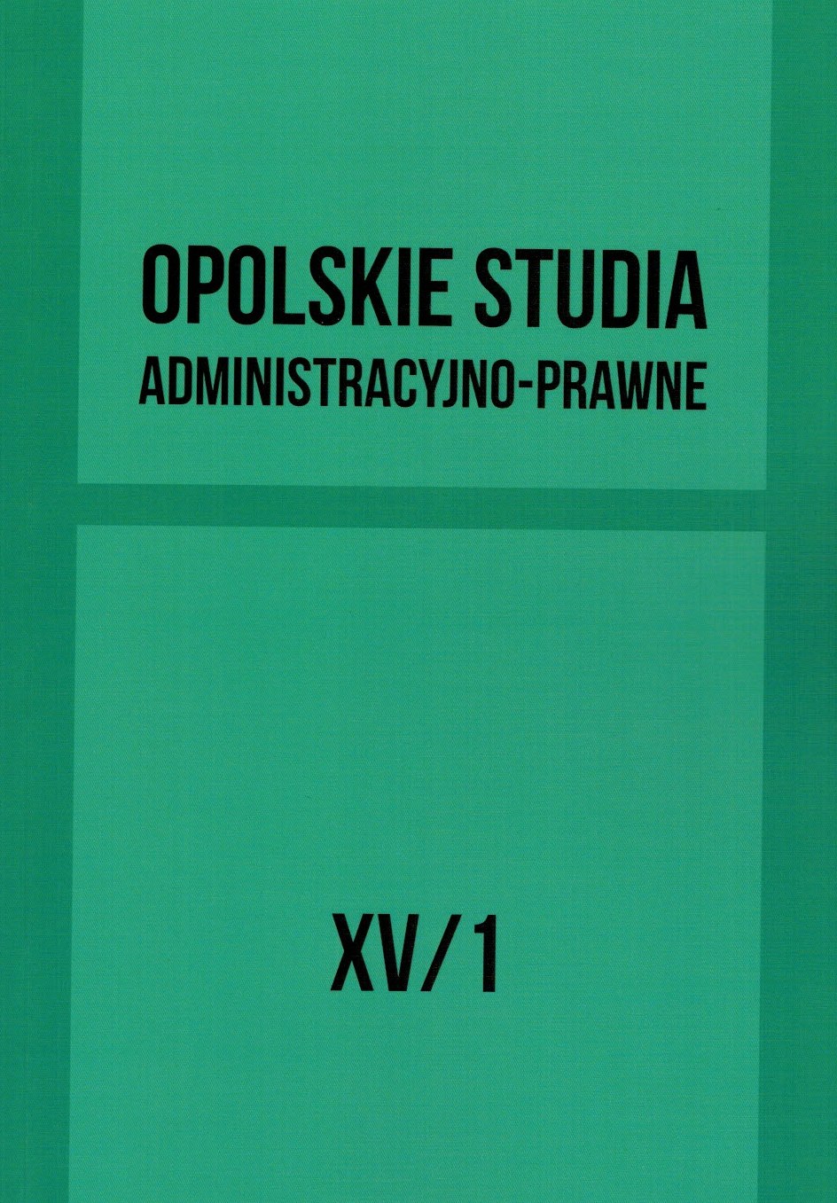 The provision of article 161 of the Administrative proceedings act as creating a special kind of sanctions in administrative law? Cover Image