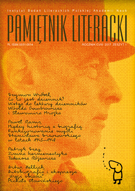 Openness to Conversation. Paweł Dybel’s “Oblicza Hermeneutyki” (“Faces of Hermeneutics”) Cover Image