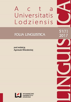 Linguistic and semantic and pragmatic determinants of description, narration and 
consideration in the seventeenth century carols by Jan Żabczyc Cover Image