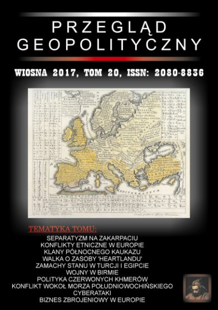 MORZE POŁUDNIOWOCHIŃSKIE JAKO MIEJSCE RYWALIZACJI GEOPOLITYCZNEJ I WYSCIGU ZBROJEŃ MORSKICH W AZJI POŁUDNIOWO-WSCHODNIEJ