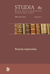 Differences in socio-economic development of regions in Poland – current state and changes in 2004–2015 Cover Image
