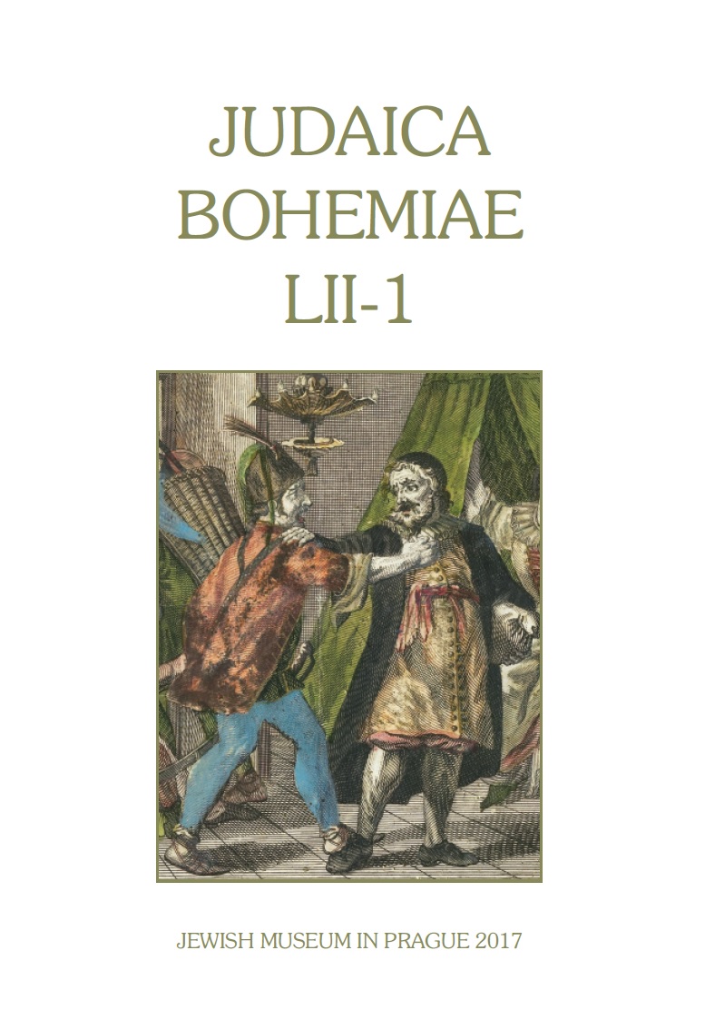 On the Beginnings of Jewish Settlement in Boskovice Cover Image