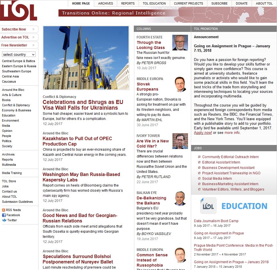 Transitions Online_Around the Bloc-Jehovah’s Witnesses Face Russian Ban