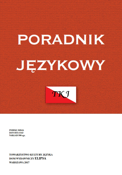 Lexeme "Sex" in Old and Modern Polish Language Cover Image