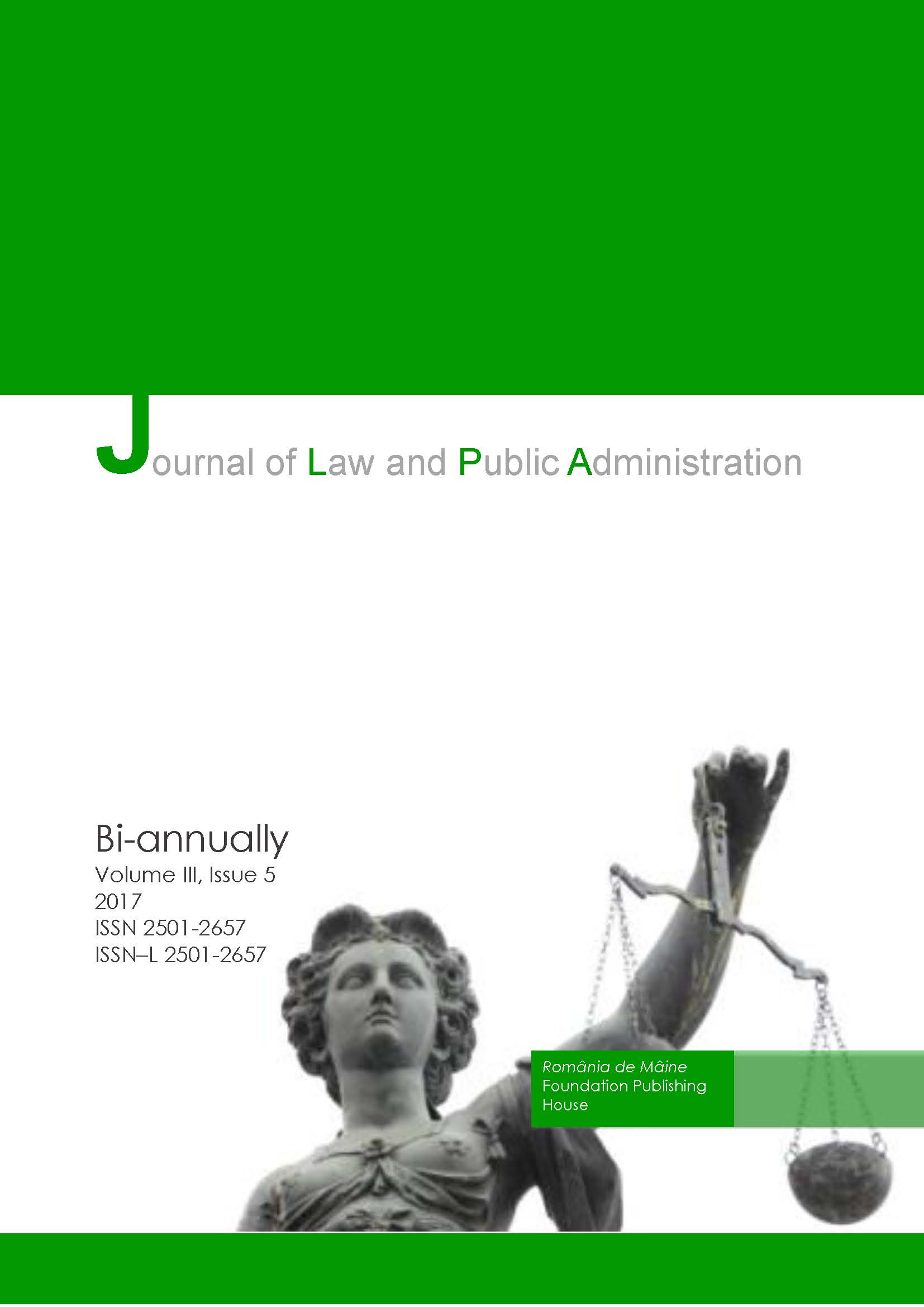 Considerations Regarding the Material Element of the Crime of Submission to Ill Treatment from the Perspective of the European Court of Human Rights  Jurisprudence Cover Image