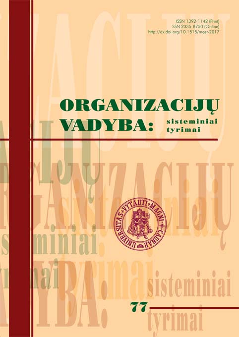 Socialinės grupės darnos vystymo perspektyvos mažinant socialinį dykinėjimą