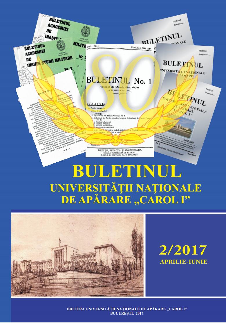 ASPECTS REGARDING THE DEVELOPMENT
OF MILITARY RELATIONS BETWEEN ROMANIA AND SUBSAHARIEN STATES BEFORE AND AFTER DECEMBER 1989 EVENTS Cover Image