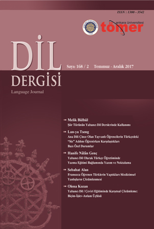 An Analysis of Syntactic Errors of Turkish Students Learning French Cover Image