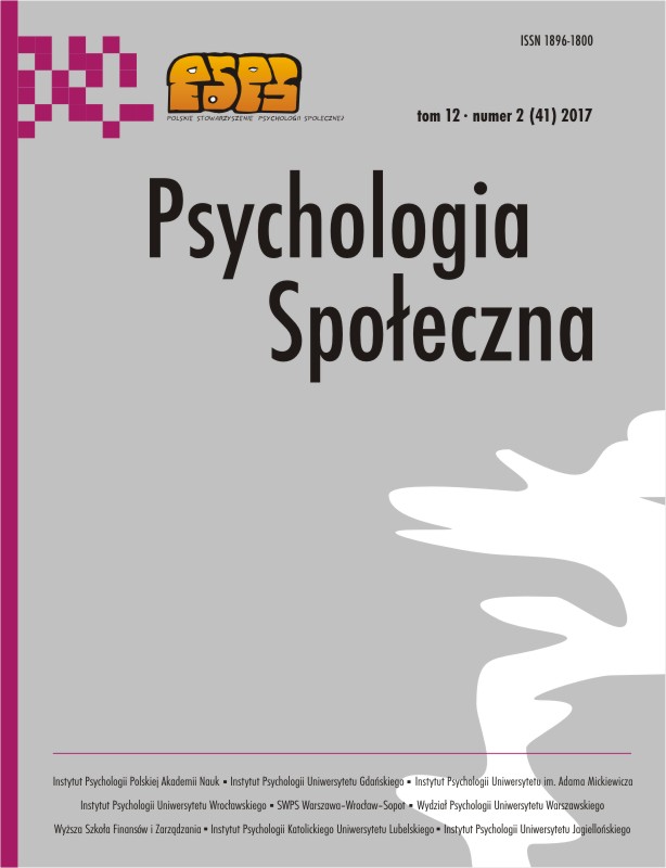 Strength of interpersonal relations: Introductory verification of the concept and measurement method Cover Image