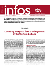 Daunting prospects for EU enlargement in the Western Balkans Cover Image