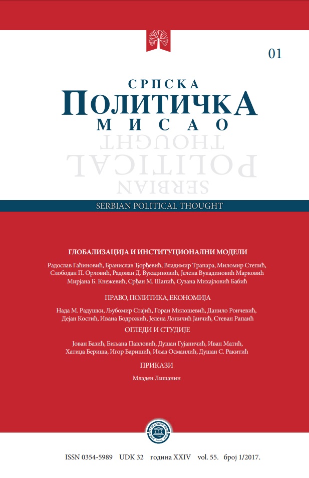 Impact of Foreign Direct Investment on Economic Development of the City of Novi Sad Cover Image