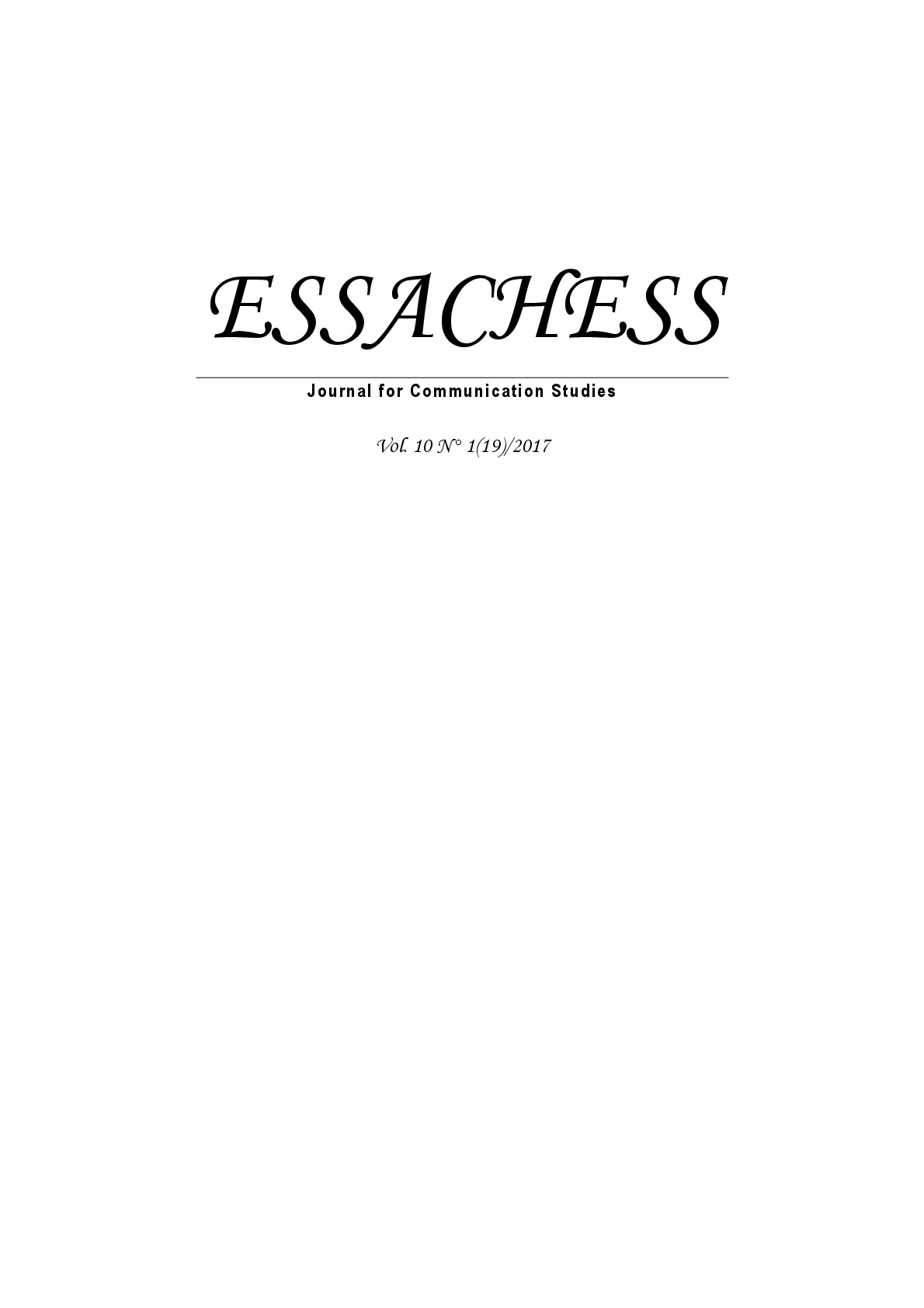 Peace Talks: Indexical Master Tropes and Their Potential for Conflict in the Construction of National Identity