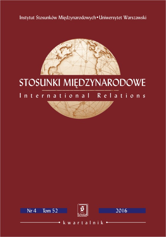 THE NORMATIVE BASIS OF THE FUNCTIONING OF THE EUROPEAN UNION IN INTERNATIONAL RELATIONS – A THEORETICAL APPROACH Cover Image