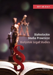 Gloss to the verdict of the Supreme Court of 14 December 2016 (III KK 152/16) Cover Image