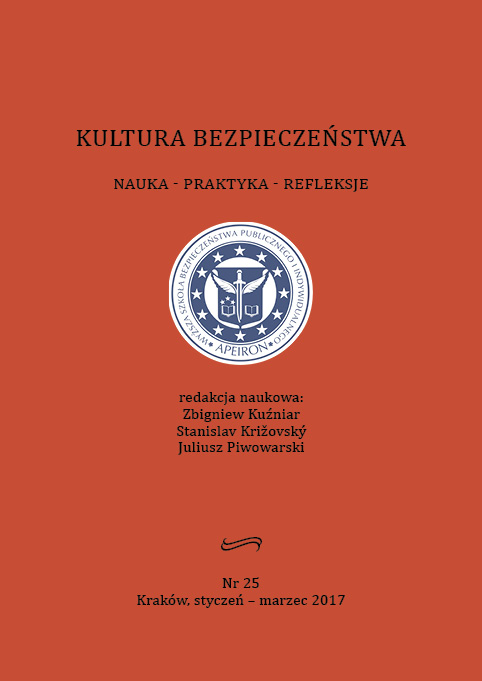 Kosmos-chaos jako kategorie ontologiczne filozofii bezpieczeństwa