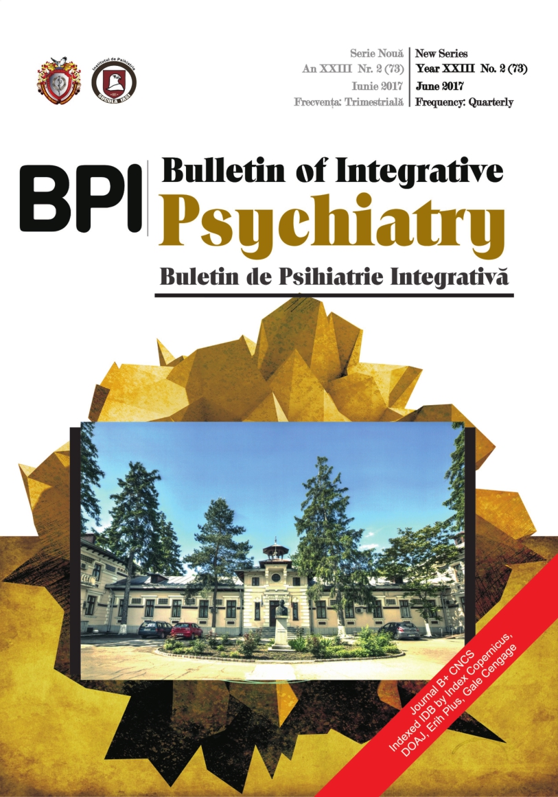 Interdisciplinary reference points in psychiatry. Considerantions on "Socola" summer school, 2017 edition Cover Image