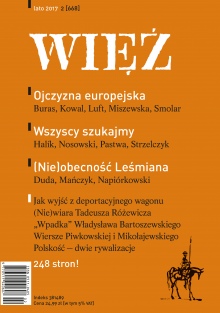 About the art of leaving the deportation wagon. After celebrating the 70th anniversary of the "Wisła" Cover Image