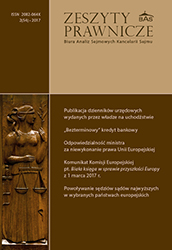 Information about systems and methods of appointment of supreme court’s judges in selected countries (Austria, Belgium, Bulgaria, Croatia, Czech Republic, Denmark, Estonia, Finland, France, Germany, Hungary, Ireland, Italy, Latvia, Lithuania, (...) Cover Image