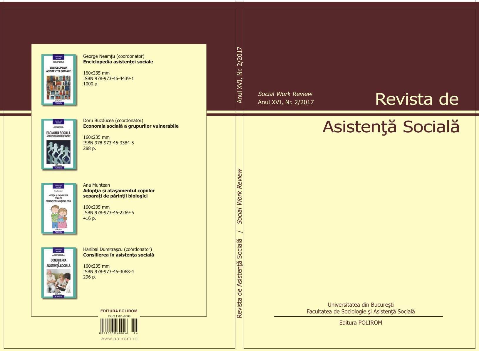 Development of Professional Skills in Social Work through Programs of Educational and Support Supervision Case study – Hospice ”House of Hope” Braşov Cover Image