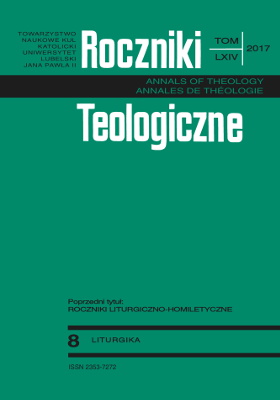 Sprawozdanie z działalności naukowo-dydaktycznej Instytutu Liturgiki i Homiletyki KUL w roku akademickim 2016/17