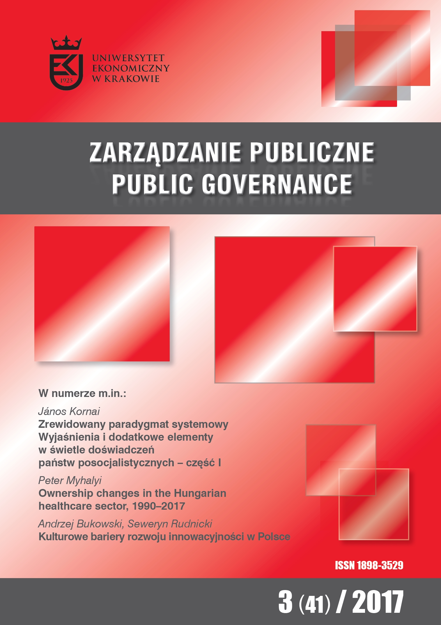 Cultural barriers to innovativeness in Poland Cover Image
