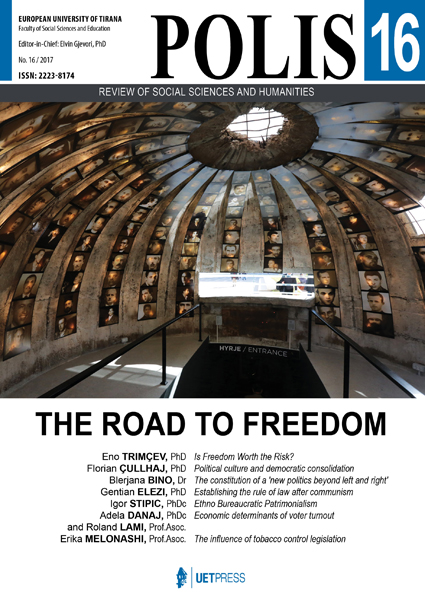 Political culture and democratic consolidation in post-communist Albania: Reassessment of authentic domestic values Cover Image