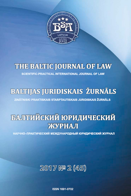 The out-of-family care and its types in Latvia Cover Image