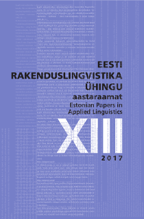 Modaalverbide saama ja võima konstruktsioonid B1- ja B2-taseme 19 kirjalikus õppijakeeles kui keeleoskuse arengu näitaja