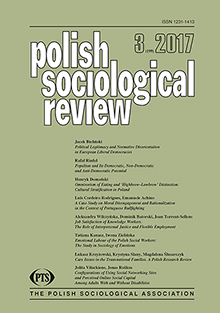 Emotional Labour of the Polish Social Workers: The Study in Sociology of Emotions