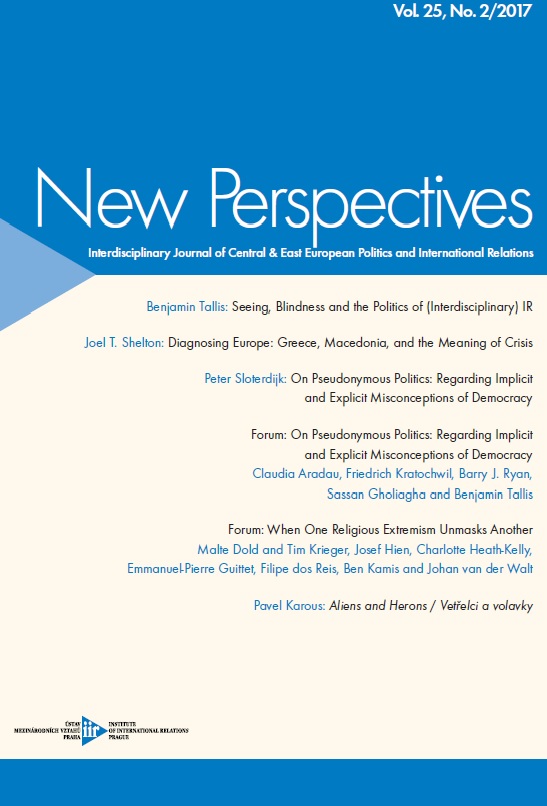 On 'When one religious extremism unmasks another: reflections on Europe's states of emergency as a legacy of ordo-liberal de-hermeneuticisation' Cover Image