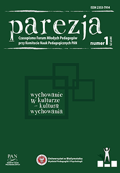 Does language metaphorization change the thinking of contemporary school?Review of the collective work ed. by Maria Dudzikowa, Sylwia Jaskulska, Fortress. School in a military metaphor. What in exchange?, Warsaw: Wolter Kluwers 2016, pp. 501 Cover Image