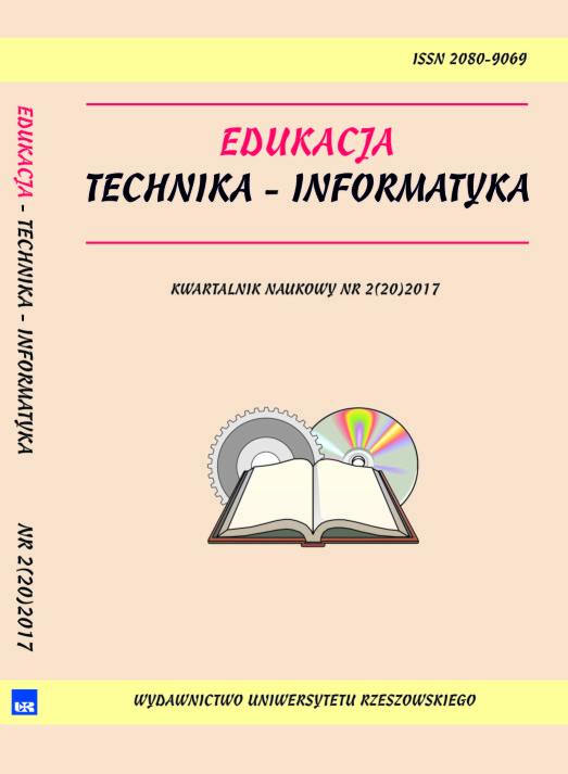 The New Concept of the Model of Technical Education Based on the Assumptions of Constructivism and Cognitivism Cover Image