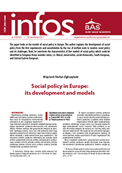 Polityka społeczna w państwach UE – wydatki i rozwiązania modelowe