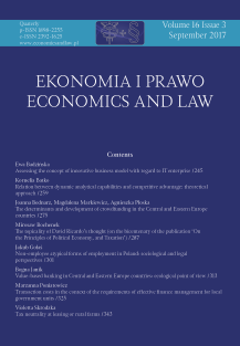 The determinants and development of crowdfunding in the Central and Eastern Europe countries Cover Image