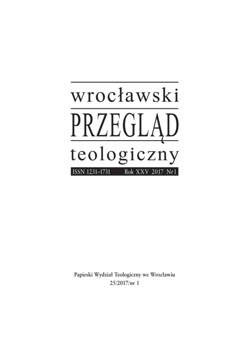 The Development of the Archival Service for the Parishes in the Archdiocese Wroclaw 1936–1939 Cover Image