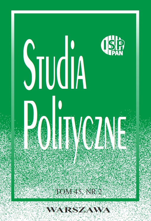 The Crisis of the Spatial Planning Sector in Poland as an Example of Deinstitutionalisation Cover Image