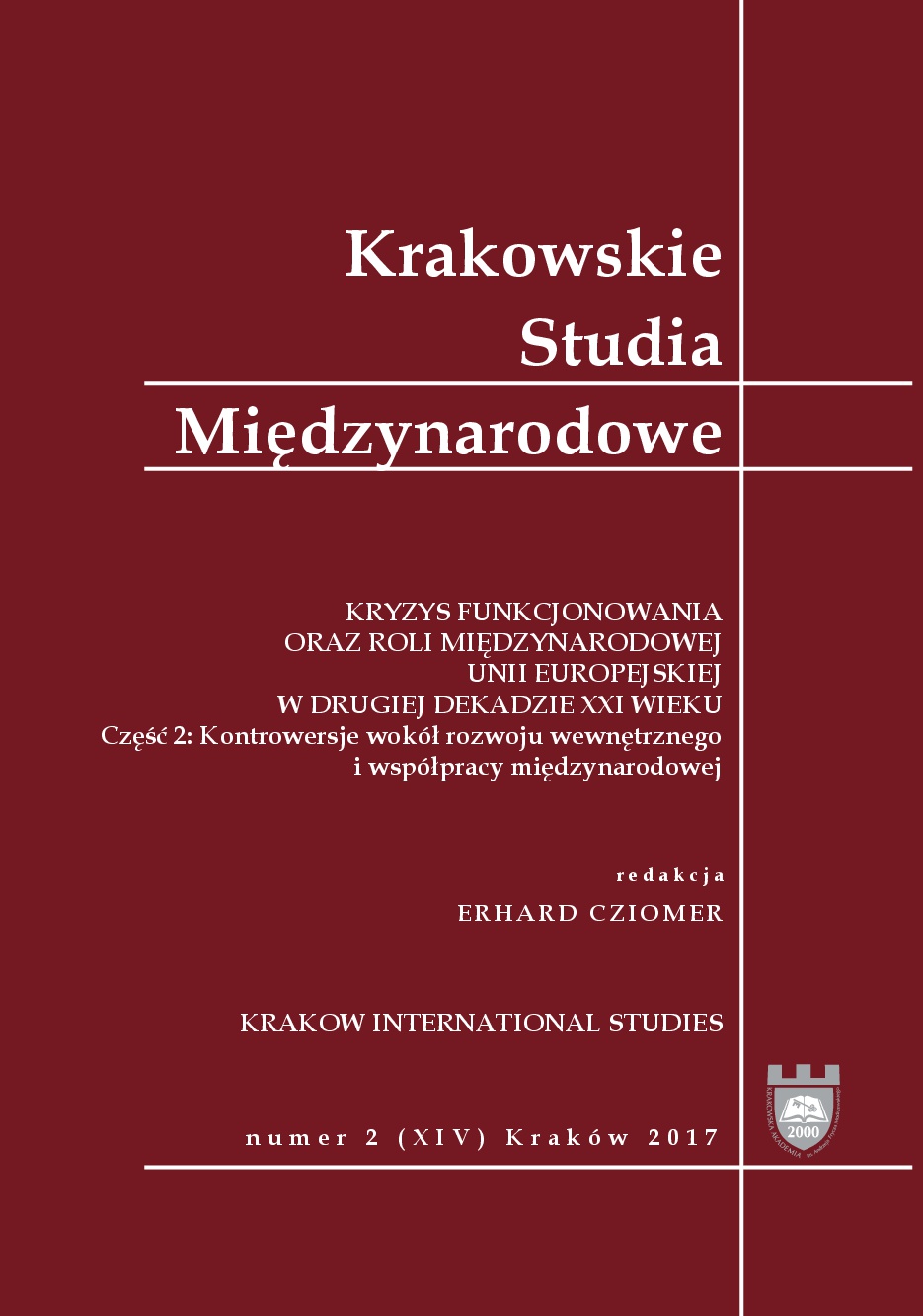 Meanders of German policy towards Russia during the presidency of Dmitry Medvedev (2008–2012) Cover Image